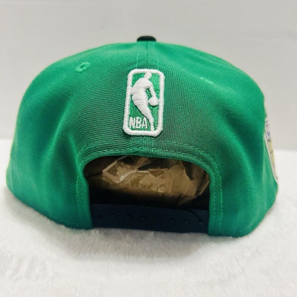 New Era Boston Celtics Finals‎ Patch 2-Tone 9FIFTY Snapback Hat Adjustable Green - Picture 4 of 7